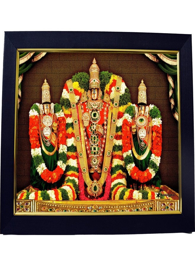 101Temples 101 Temples - Balaji Kalyanostavam Photo Frame for Pooja Room with Wall Hook, 1 Piece | 10” x 13”, Matt Finish - Image 1